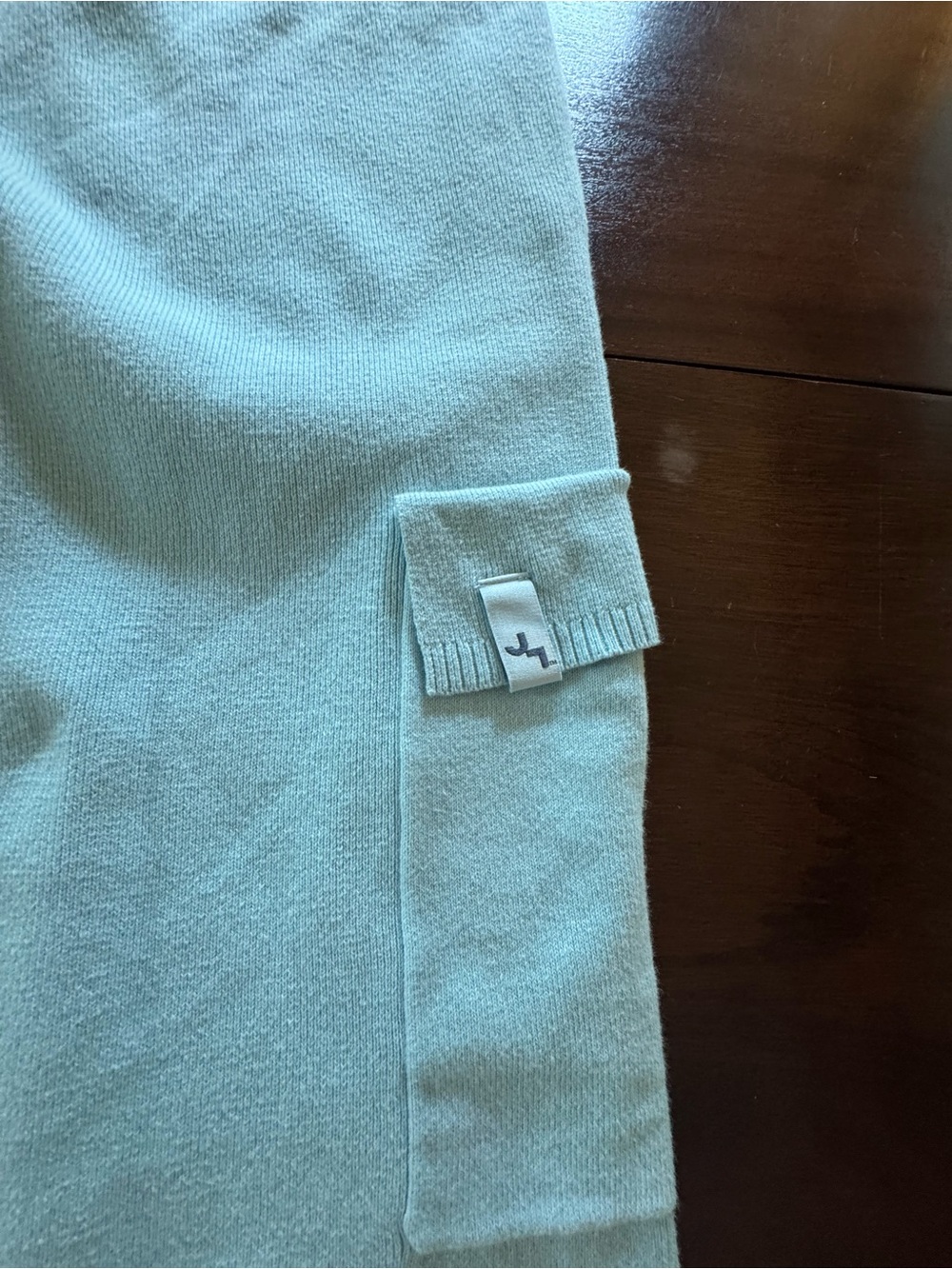 JoyLab Light Blue Wide-Leg Drawstring sweater Track Pants - Picture 10 of 10